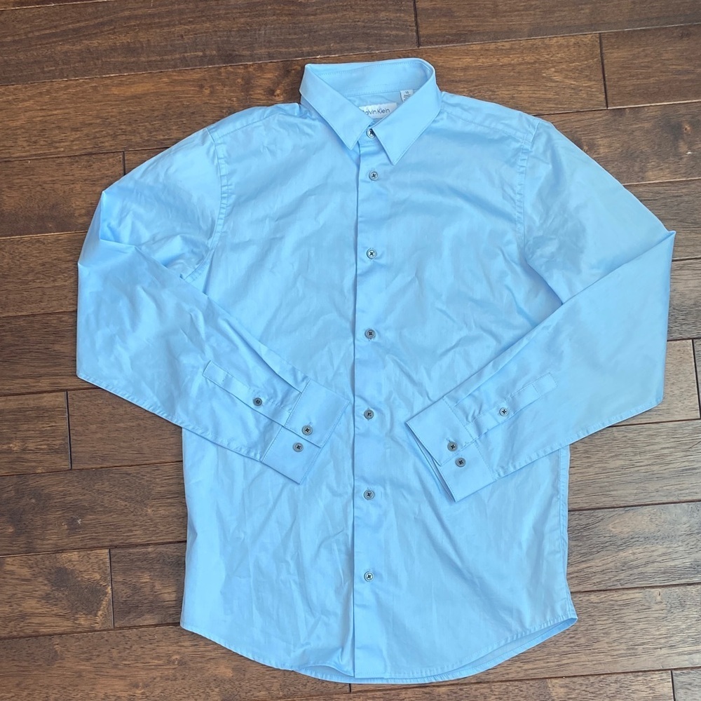 Calvin Klein Light Blue Button Down Shirt